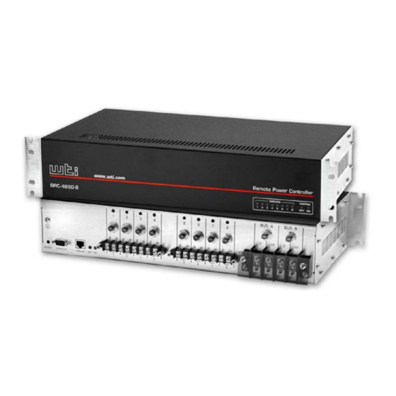 WTI RPC-4850-8N Manuals