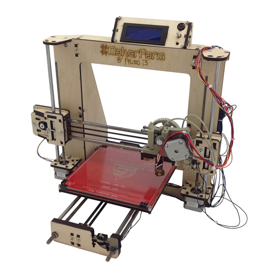 Makerfarm Prusa i3 Manual