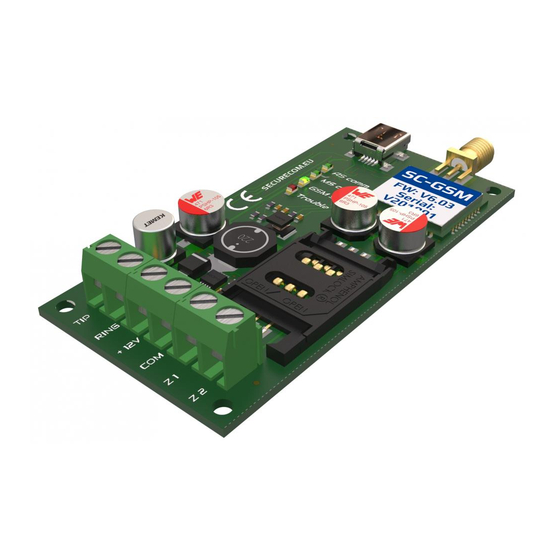 SECURECOM SC-GSM Manual