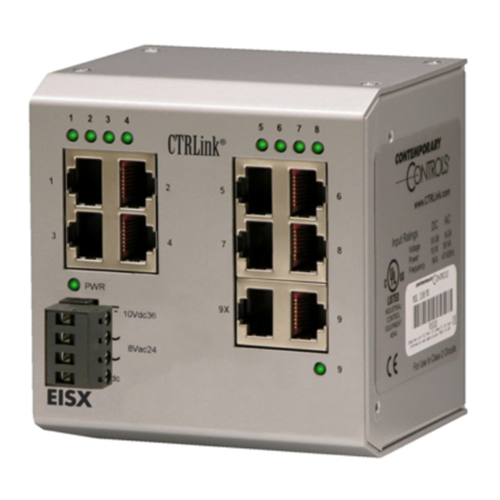 Contemporary Controls CTRLink EISX9-100T Installation Manual