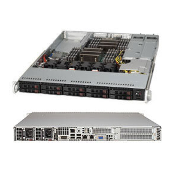 Supero SUPERSERVER 1027R-N3RF User Manual