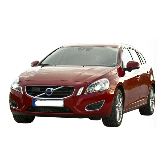 Volvo V60 Plug-in hybrid 2012 Quick Manual