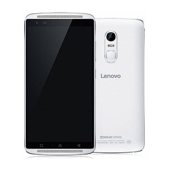 Lenovo VIBE X3 Quick Start Manual