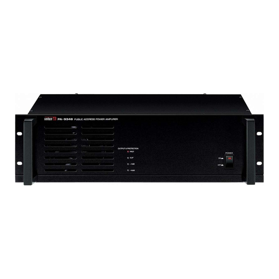 Inter-m PA-9348 Service Manual