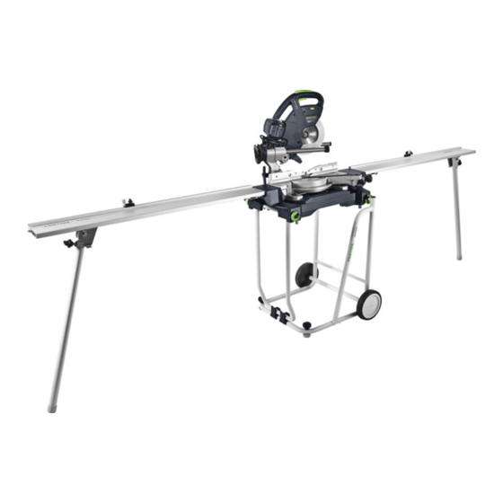 Festool UG-KAPEX KS60 Assembly Instructions Manual