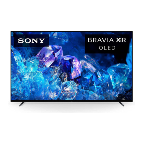 User Manuals: Sony BRAVIA XR-55A80K 4K OLED TV