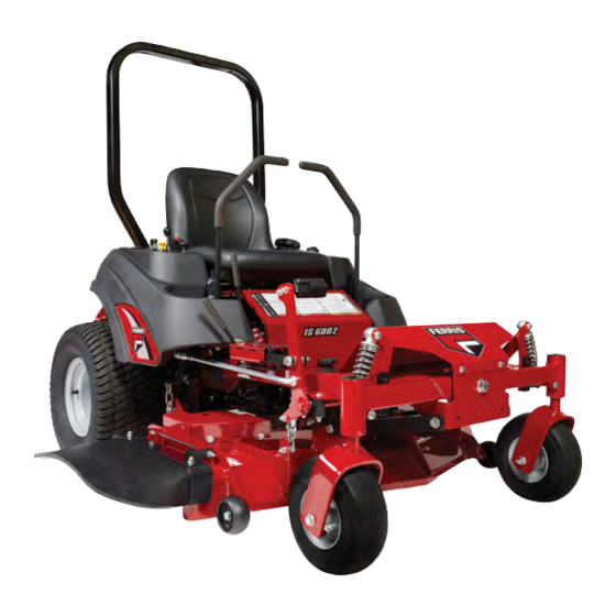Ferris IS600ZB 2548 Operator's Manual