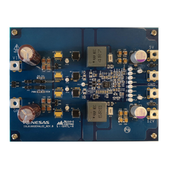 Renesas ISL81802EVAL2Z User Manual