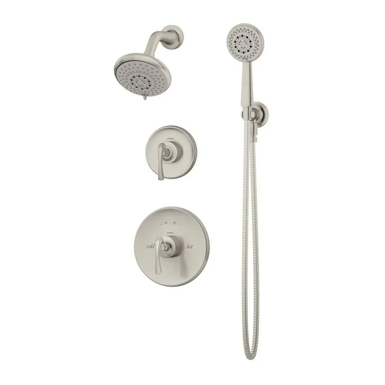Symmons Ballina Trim Series Operation & Maintenance Manual