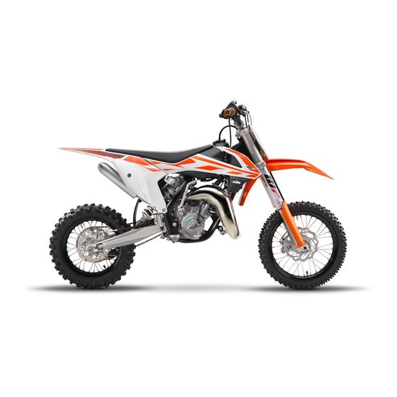 KTM 65 SX 2017 Owner's Manual