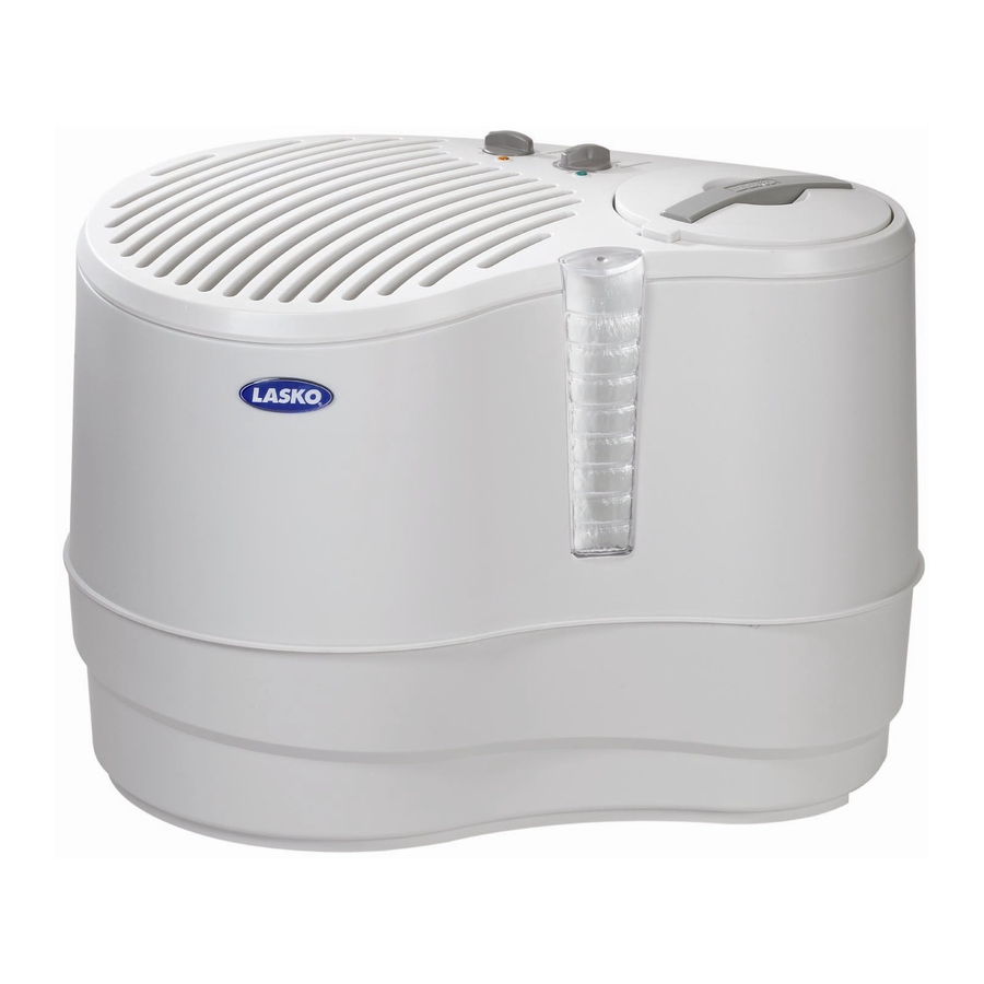 Lasko 1128 Recirculating Console Humidifier Instructions ManualsLib