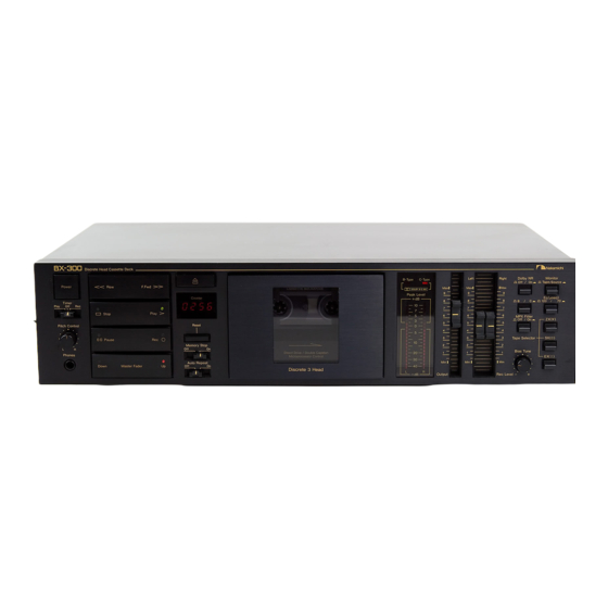 Nakamichi BX-300 Service Manual