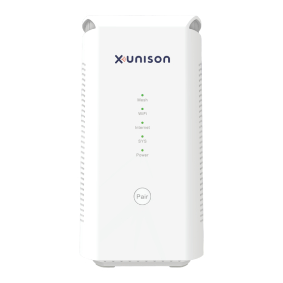 Xunison D50 Home Mesh WiFi System Manuals