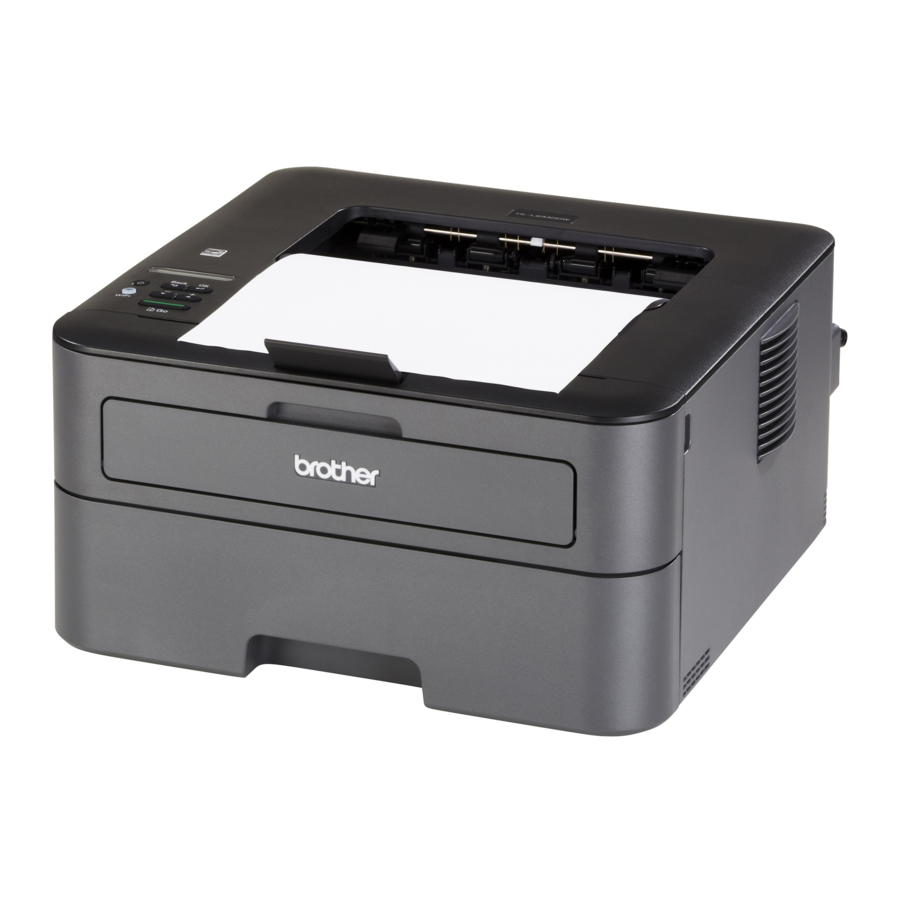 Brother HL-L2305W, HL-L2315DW, HL-L2340DW, HL-L2360DN Manual