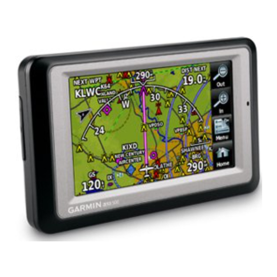 Garmin aera 500 Quick Start Manual