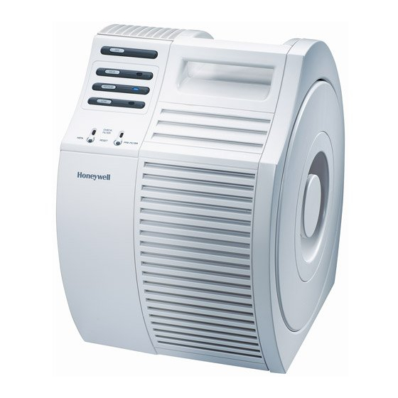 Honeywell 17000 - Permanent Pure HEPA QuietCare Air Purifier Owner's Manual