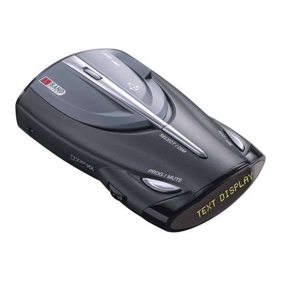 Cobra XRS 950 Operating Instructions Manual