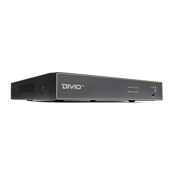 DivioTec SRA212N-004P4 Video Recorder Manuals