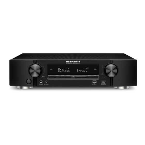 Marantz NR1710 Quick Start Manual
