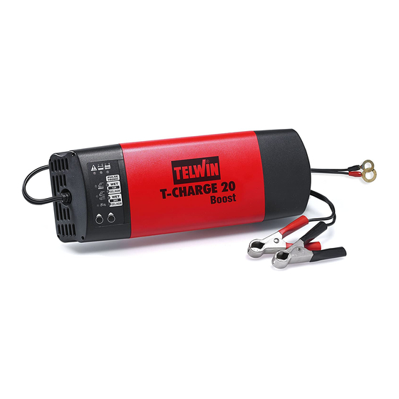 Telwin T-CHARGE 20 BOOST 12-24V Manuals