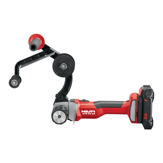 Hilti NURON GTB 6X-22 Manual