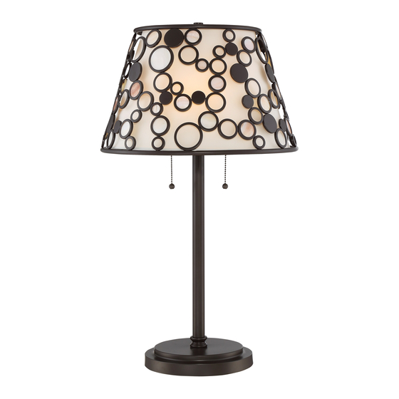User Manuals: Quoizel LWS2323M1 Table Lamp Shade