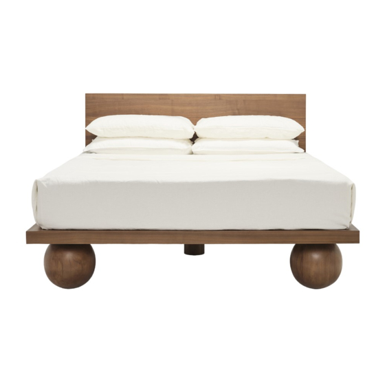 SARAH ELLISON YOKO QUEEN BED Assembly Instructions Manual