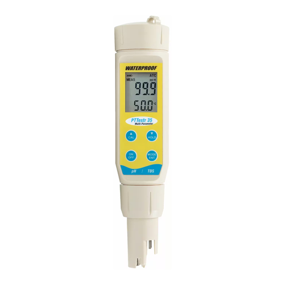 EUTECH INSTRUMENTS ECOTESTR PH 2 Operating Instructions