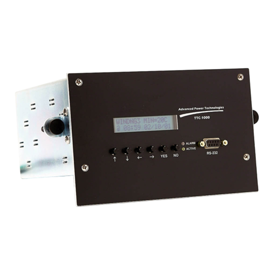 Advanced Power technologies TTC-1000 Instruction & Operation Manual
