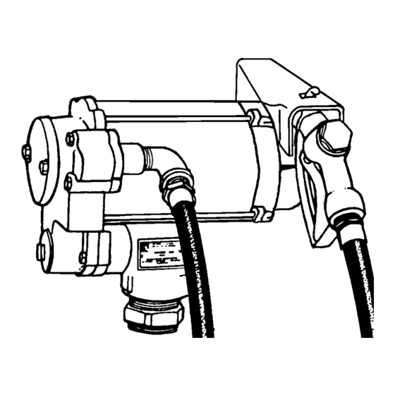 FILL-RITE FR700 Fuel Transfer Pump Manuals