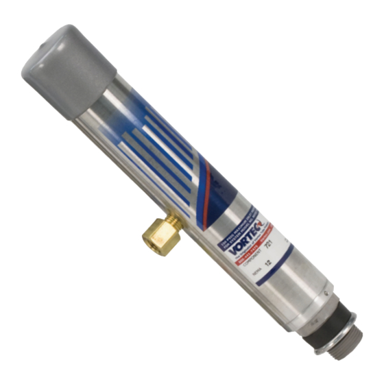 Vortec VORTEX COOLER 7870 Operation & Safety Instructions