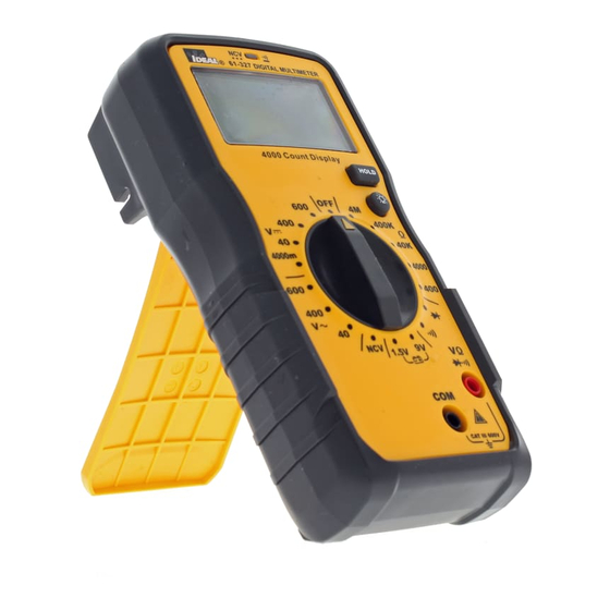 Multimeter Symboltabelle