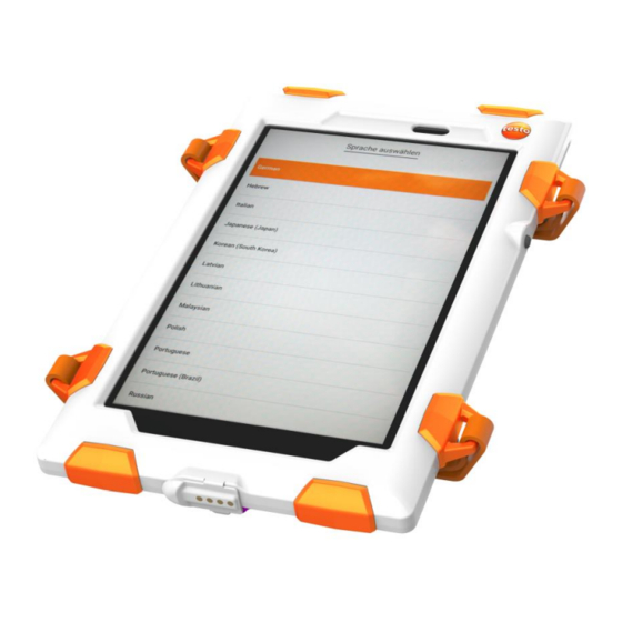 TESTO 0573 2600 06 Instruction Manual