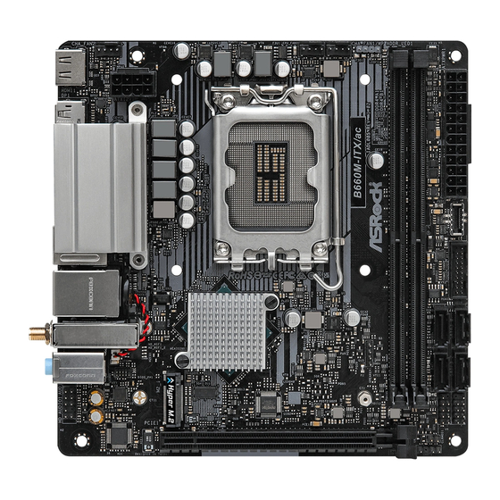 ASROCK B660M-ITX/ac Manual