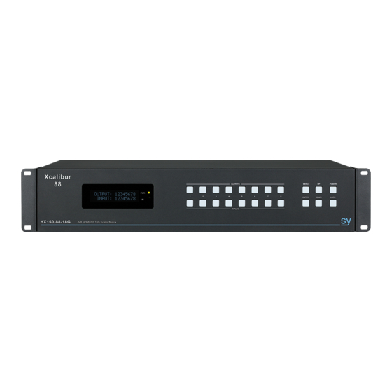 SY Xcalibur 44 User Manual