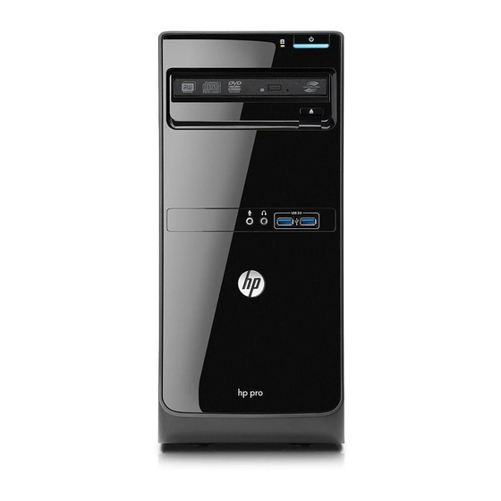 HP Pro 3400 Quickspecs