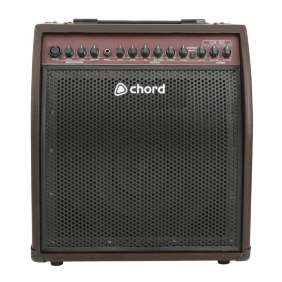 Chord CA30 User Manual