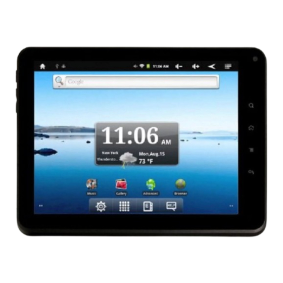 Nextbook NEXT8P Quick Start Manual