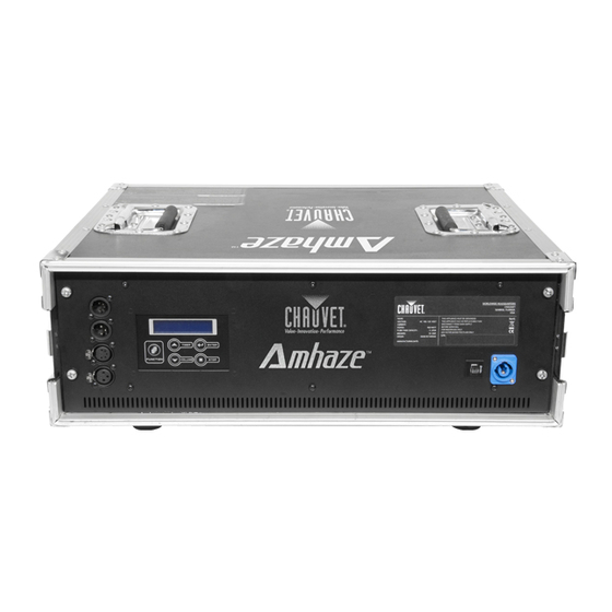 Chauvet Professional Amhaze Haze Machine Manuals