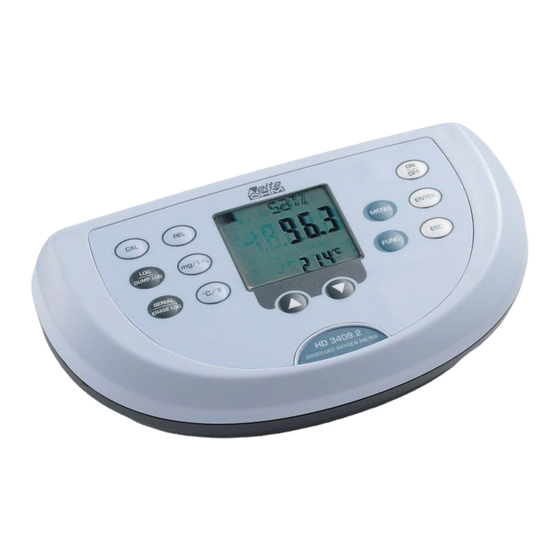 Delta OHM HD3409.2 Manual