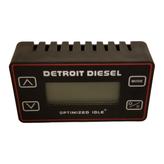 DETROIT Optimized Idle User Manual