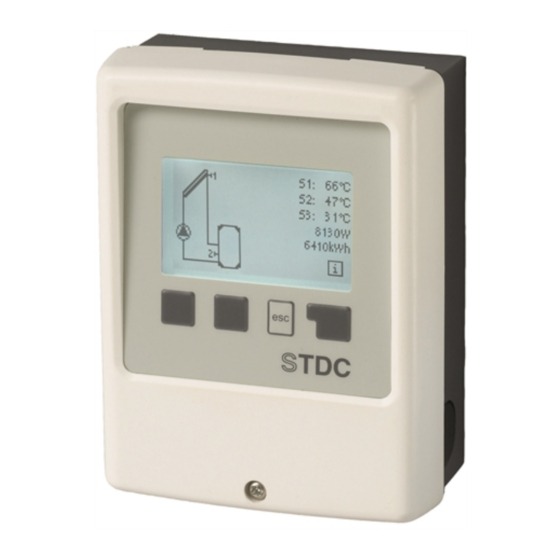 Sorel STDC Installation And Operating Instructions Manual
