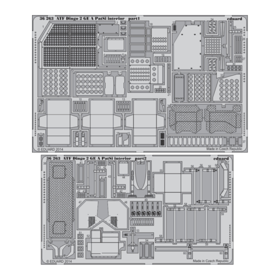 Eduard ATF Dingo 2 GE A PatSi interior Quick Start Manual