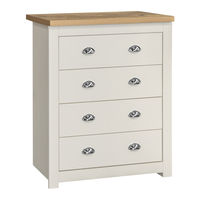 Birlea HIGHGATE 4 DRAWER CHEST Assembly Instructions Manual
