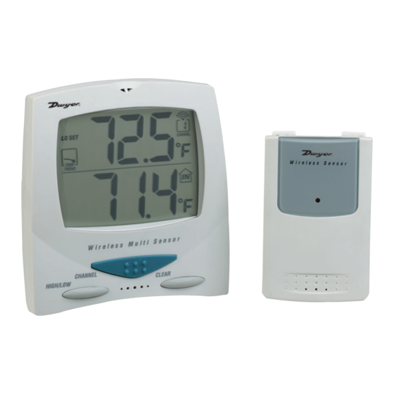 Dwyer Instruments WMS Installation And Operating Instructions
