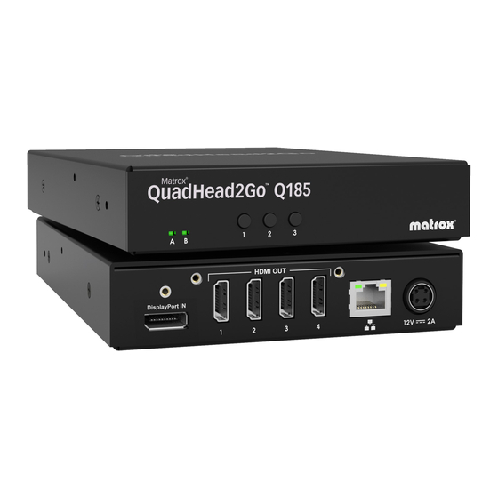 Matrox QuadHead2Go Q155 User Manual