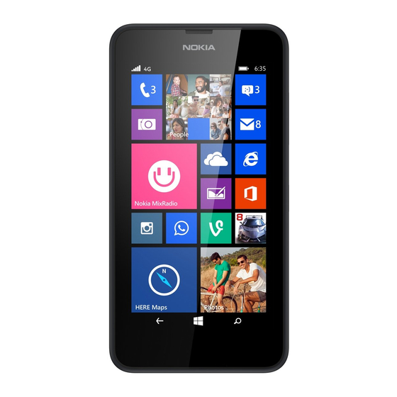 Microsoft Lumia 635 User Manual