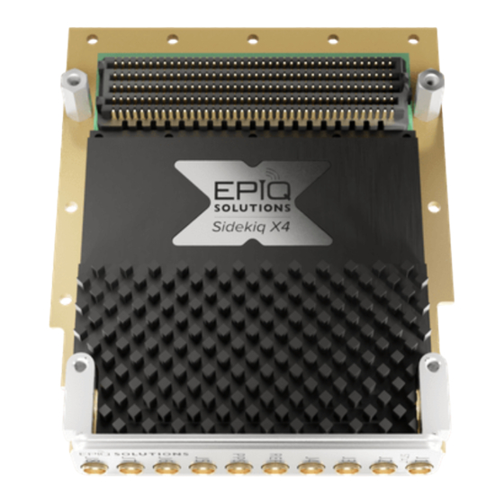 Epiq Solutions Sidekiq X4 Getting Started Manual