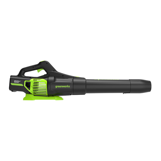 GreenWorks BL82210 Operator's Manual