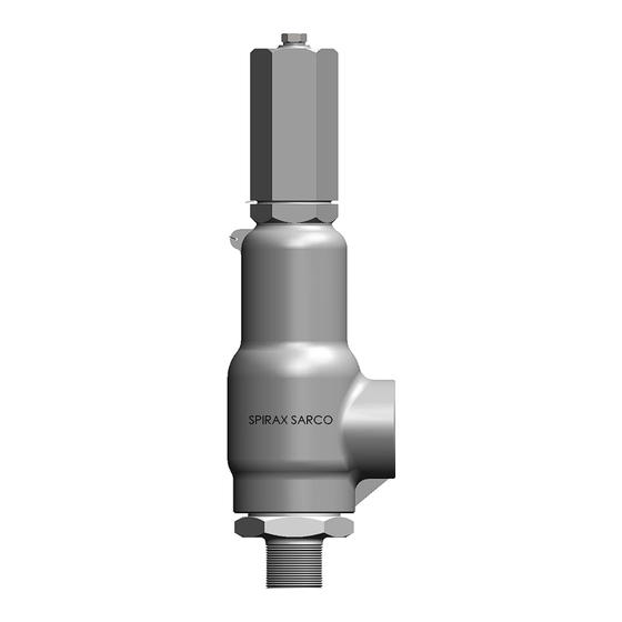 Spirax Sarco SV81H Installation And Maintenance Manual